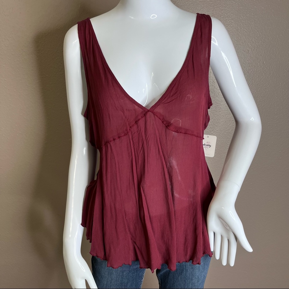 NWT -Flowy- Free People Low and Lower Cami